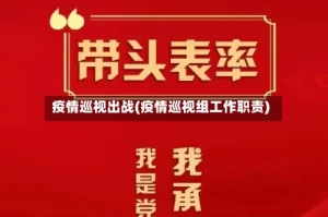 疫情巡视出战(疫情巡视组工作职责)