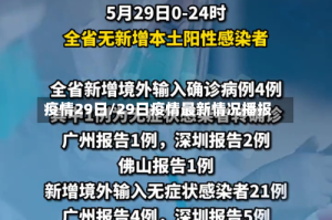 疫情29日/29日疫情最新情况播报