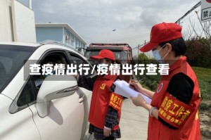 查疫情出行/疫情出行查看