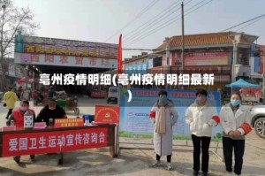 亳州疫情明细(亳州疫情明细最新)