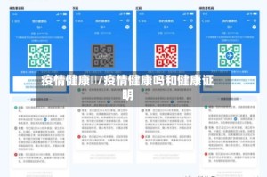 疫情健康嗎/疫情健康吗和健康证明