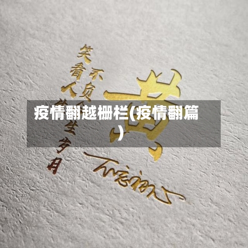 疫情翻越栅栏(疫情翻篇)-第2张图片