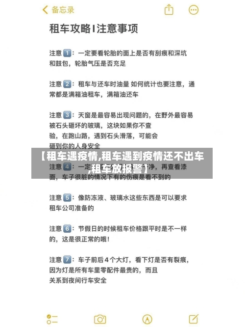 【租车遇疫情,租车遇到疫情还不出车,租车放报警】-第3张图片