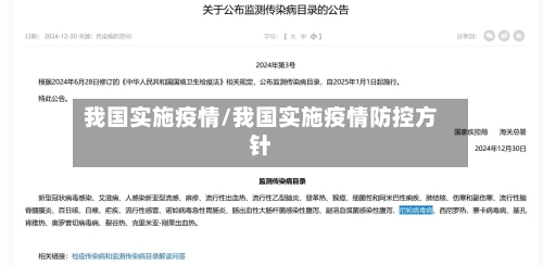 我国实施疫情/我国实施疫情防控方针-第1张图片