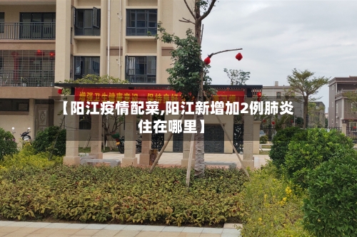 【阳江疫情配菜,阳江新增加2例肺炎住在哪里】-第3张图片