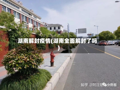 湖南解封疫情(湖南全面解封了吗)-第2张图片