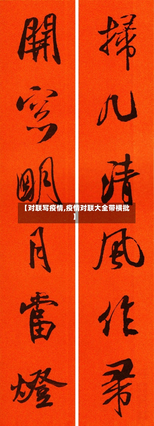 【对联写疫情,疫情对联大全带横批】-第3张图片