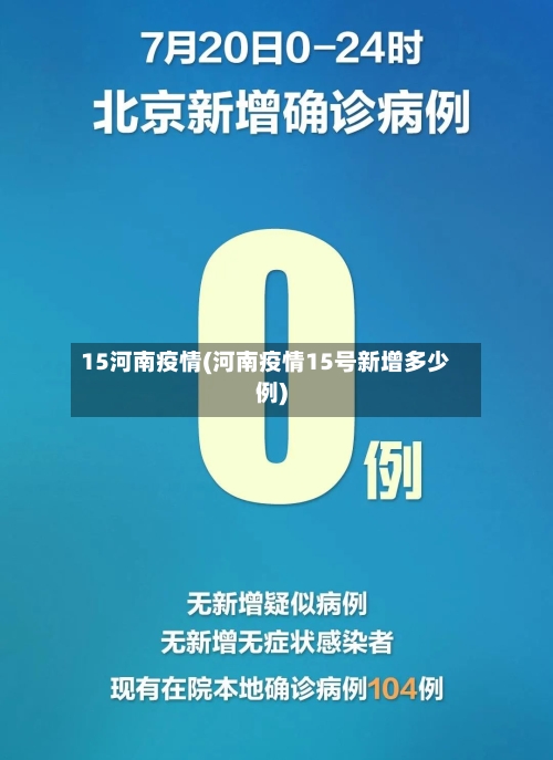 15河南疫情(河南疫情15号新增多少例)-第1张图片