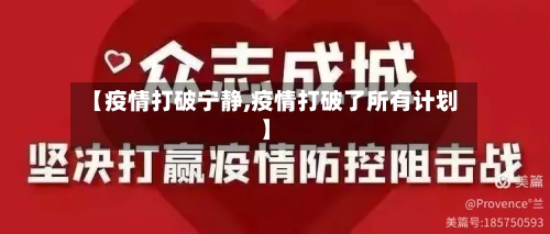 【疫情打破宁静,疫情打破了所有计划】-第2张图片